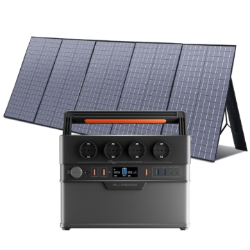ALLPOWERS Solargenerator-Kit 1500W (S1500 Plus + SP037 400W Solarpanel)