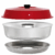 Omnia Campingbackofen 25 cm + 5 Aluformen mit Pappdeckel im Set - Auflauf- und Backformen
