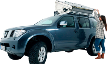 Campwerk Adventure 140 Dachzelt Hellgrau - Dachzelte