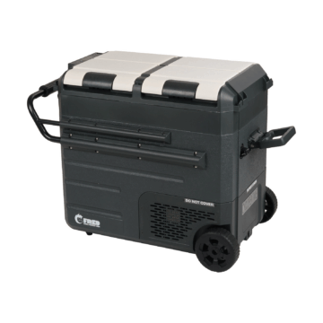 Eurom Big Fred Kompressor Kühlbox Dual Zone mit Rollen 58 Liter - Kompressor Kühlboxen