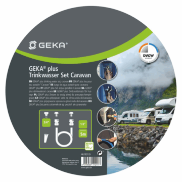GEKA plus Trinkwasser Set Caravan mit 5 m TW Schlauch - Wasserinstallationszubehör & Ersatzteile