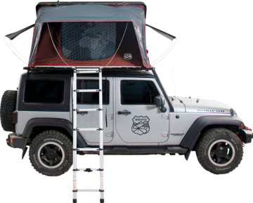 iKamper Skycamp 2.0 Dachzelt inkl. Glasfaserhartschale Matt Schwarz - Dachzelte