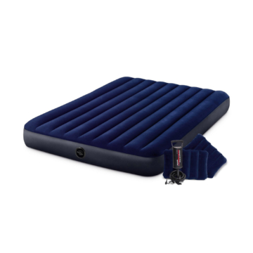Intex Luftbett Gästebett Luftmatratze Queen 203x152x25cm Handpumpe Kissen 64765