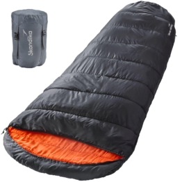 Mumienschlafsack - Vegas - Outdoor - Schwarz - RV links - bis -12°C