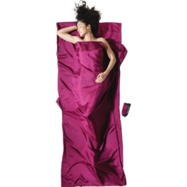 Seidenschlafsack Silk TravelSheet mulberry red