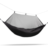 Travelnet Hängematte, mit Moskitonetz, Farbe Schwarz